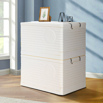 Folding Storage Bins, Stackable Storage Bins For Clothes, Storage Container