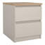 Bertraut 40.4cm W Manufactured Wood Bedside Table-828997314