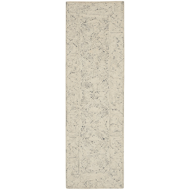 Tapis ivoire, Tapis de couloir 2 pi 3 po x 7 pi 6 po