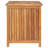 Distefano Teak Solid Wood Deck Box in Brown-137154671