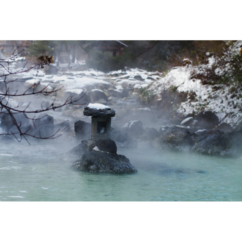 Winter Japan - Wrapped Canvas Print, 81cm H x 122cm W x 3.8cm D