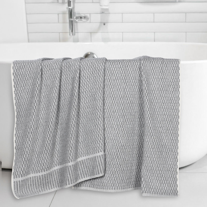 Drap de bain Juno, Drap de bain - paquet de 2, Gris anthracite
