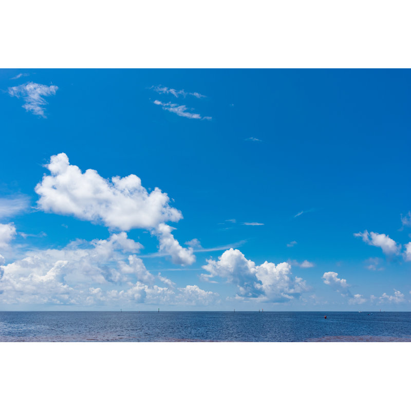 Sea and blue sky, 51cm H x 76cm W