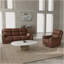 Fauteuil inclinable et oscillant manuel Oslo en pacane