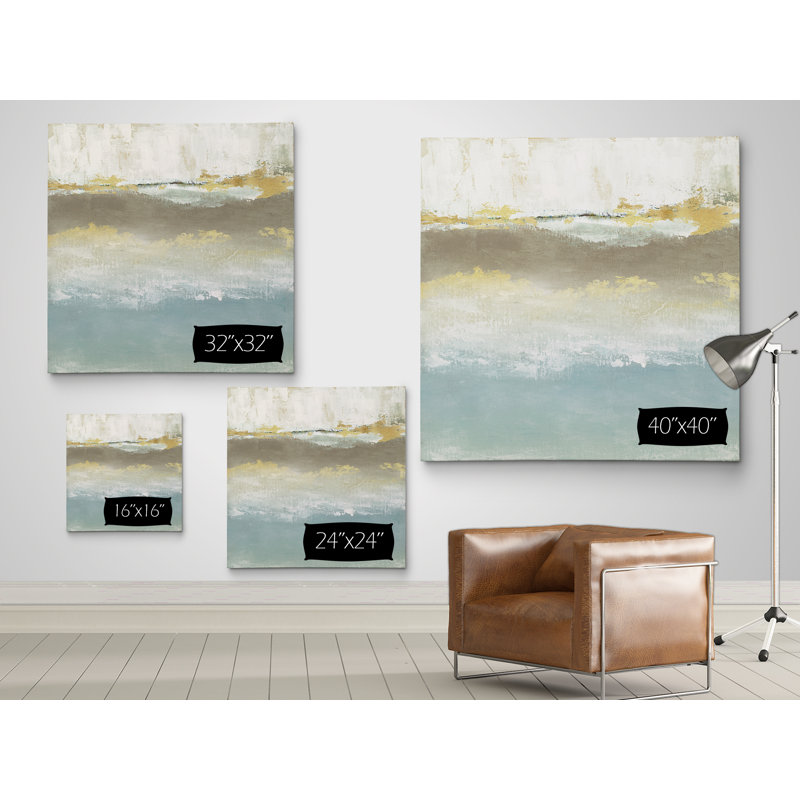 " Soft Solace ", 16" H x 16" W x 1.5" D, Wrapped Canvas