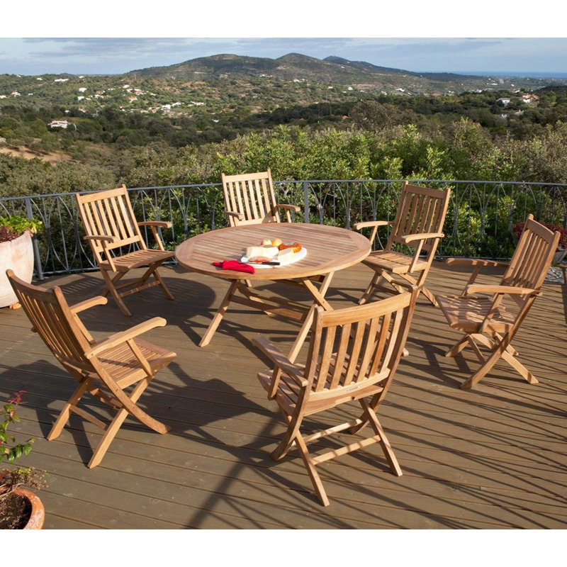 Ascot Outdoor Teak Dining Armchair