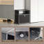  Armoire de rangement moderne, buffet modulaire en métal, crédence de bureau polyvalente en acier et buffet pour le salon, la cuisine et le bureau personnel-420000382