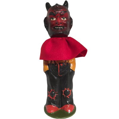 Schaller Paper Mache Candy Container Devil -  Alexander Taron, 402-23