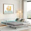 Metal Daybed With Led And Adjustable Trundle-14449132