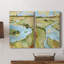 Upriver II - Toile tendue avec châssis de qualité supérieure - Prêt à accrocher-1164717717