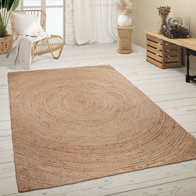Penbrook Geometric Jute / Sisal Area Rug