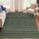 Modern Stripe Machine Washable Rug with Non Slip Rubber Backing, Neutral Printed Carpet, Soft Low Pile Non Shedding Floor Covering for Living Room, Bedroom