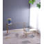 Console 56,5 x 14 x 30 po, plateau en miroir