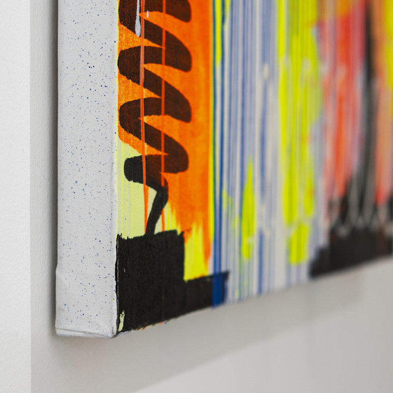 Original Painting Cambur by Alejandra Linares - Wrapped Canvas