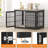 38 Inch Heavy Duty Dog Crate Furniture, Decorative Pet House End Table, Wooden Cage Kennel Furniture Indoor-1446103546-1456974192