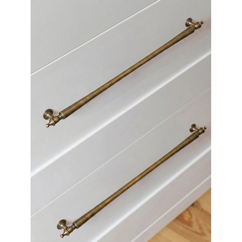 Elegant Cabinet Bar Pull Multipack, Antique Brass, 12.6"