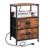 Syir 14.96 " W Steel Nightstand
