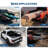 Heavy-Duty 2-in-1 Truck Cargo Support, 750 lbs. Adjustable Steel Bed Extender for Pickup Trucks & Long Pipes