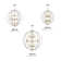 Euclid 16 - Light Candle Style Globe Chandelier