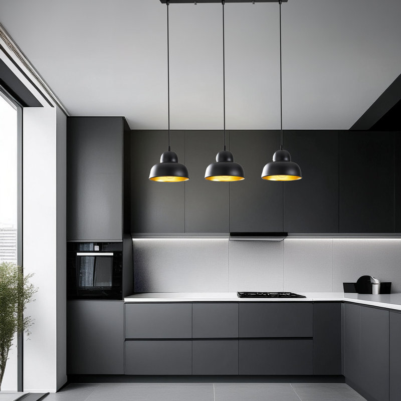 Luminaire suspendu pour îlot de cuisine à hauteur réglable