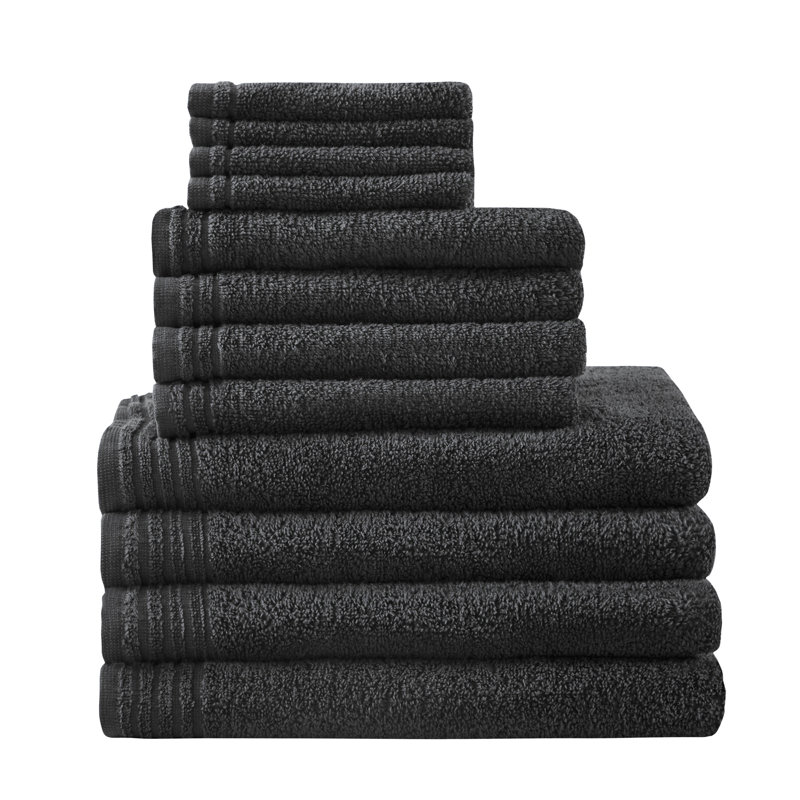 Ensemble de serviettes de bain en coton 12 pièces