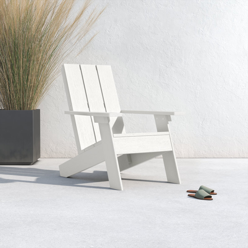Byrnes Outdoor Adirondack Chair, White