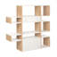 Durhamville 120 cm H x 90 cm W Geometric Bookcase