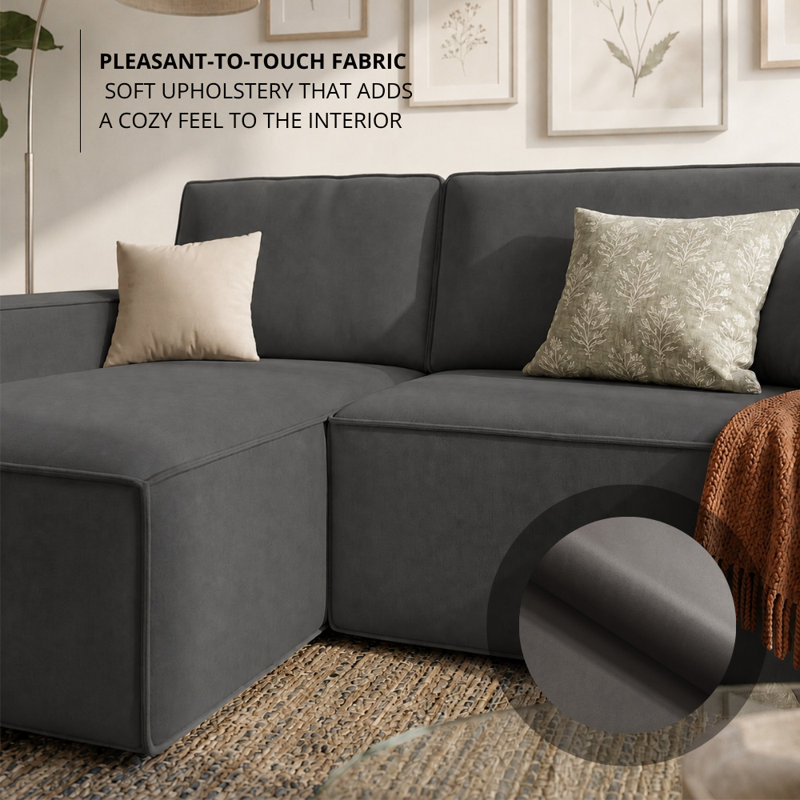 Rubeena 3 Seater Sofa Bed, Left Hand Facing
