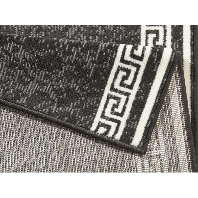 Basic Black Rug, Runner 80 x 200cm