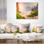 Coussin lombaire majestueux dans le lac