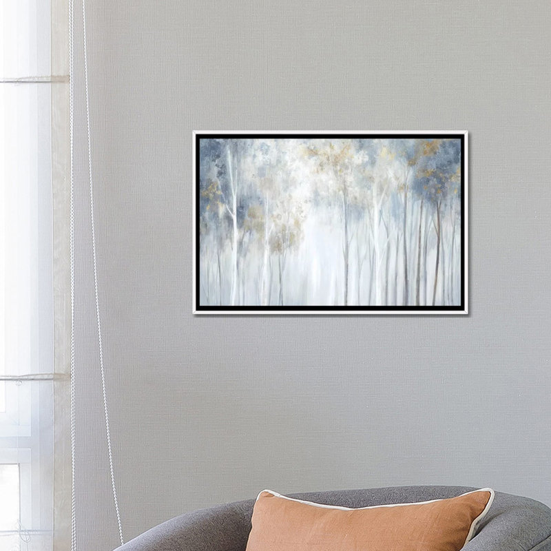 «Forest Magic» par Eva Watts - reproduction d'art, H 18 po x l 26 po x P 1,5 po, Toile blanche encadrée, Pas de tapis