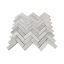 Carrara Marble Mosaic Backsplash Tile  Herringbone Honed