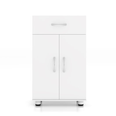24"W Base Storage Cabinet With 1 Drawer And 2 Doors