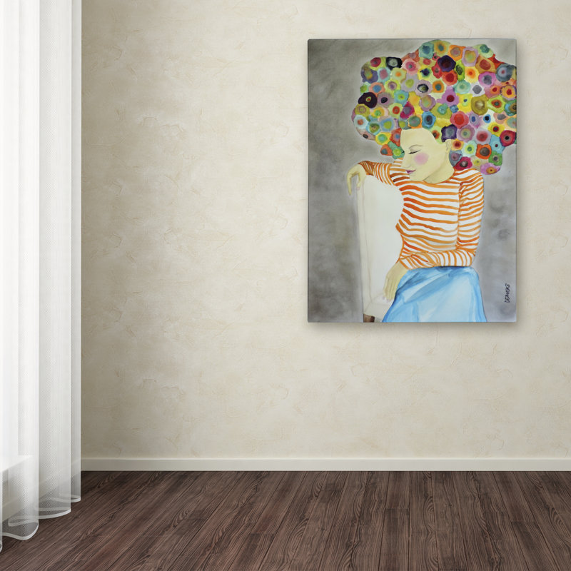 «Marion» par Sylvie Demers, reproduction sur toile, H 19 po x l 14 po x P 2 po