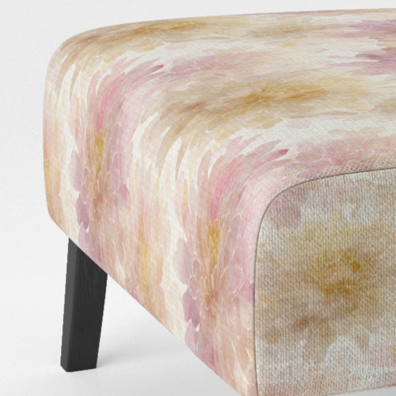 Fauteuil de chambre Floral, Pantoufle sans accoudoirs