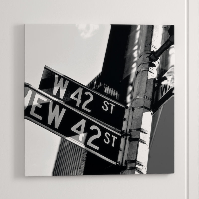Streets Of New York I Print by Sofia Fox, Outdoor, 30" H x 30" W x 1.5" D