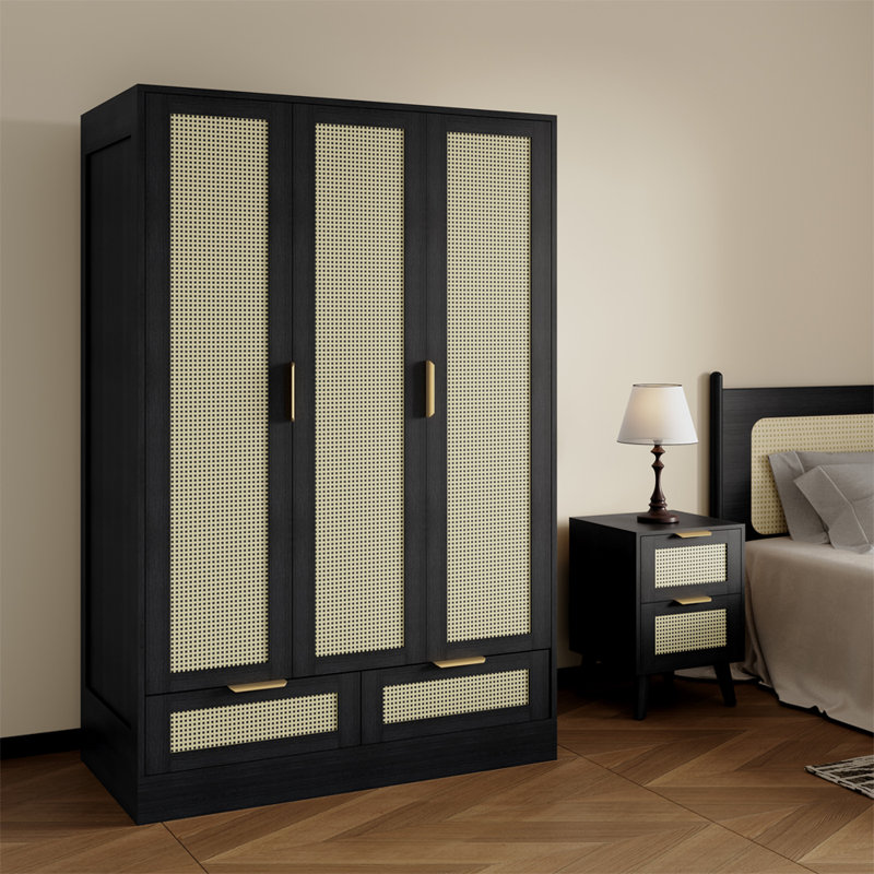 Boho 3 Door Wardrobe