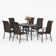 Rectangular 6 - Person 149.61cm Long Dining Set