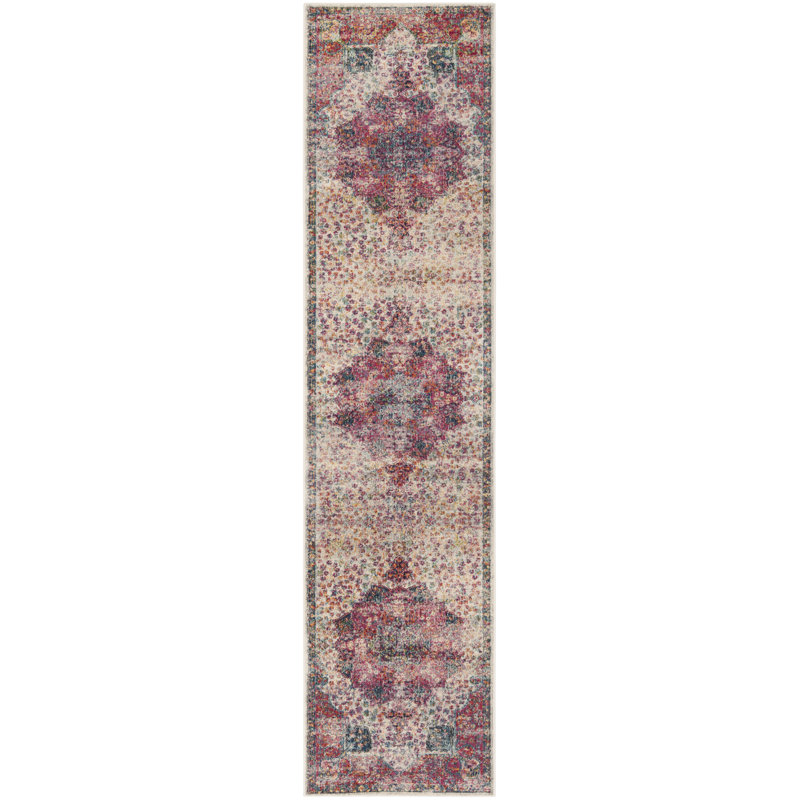 Grier Oriental Hand Woven Area Rug, Runner 61 x 244 cm