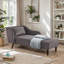 Chaise longue en velours Dunwall-679672667