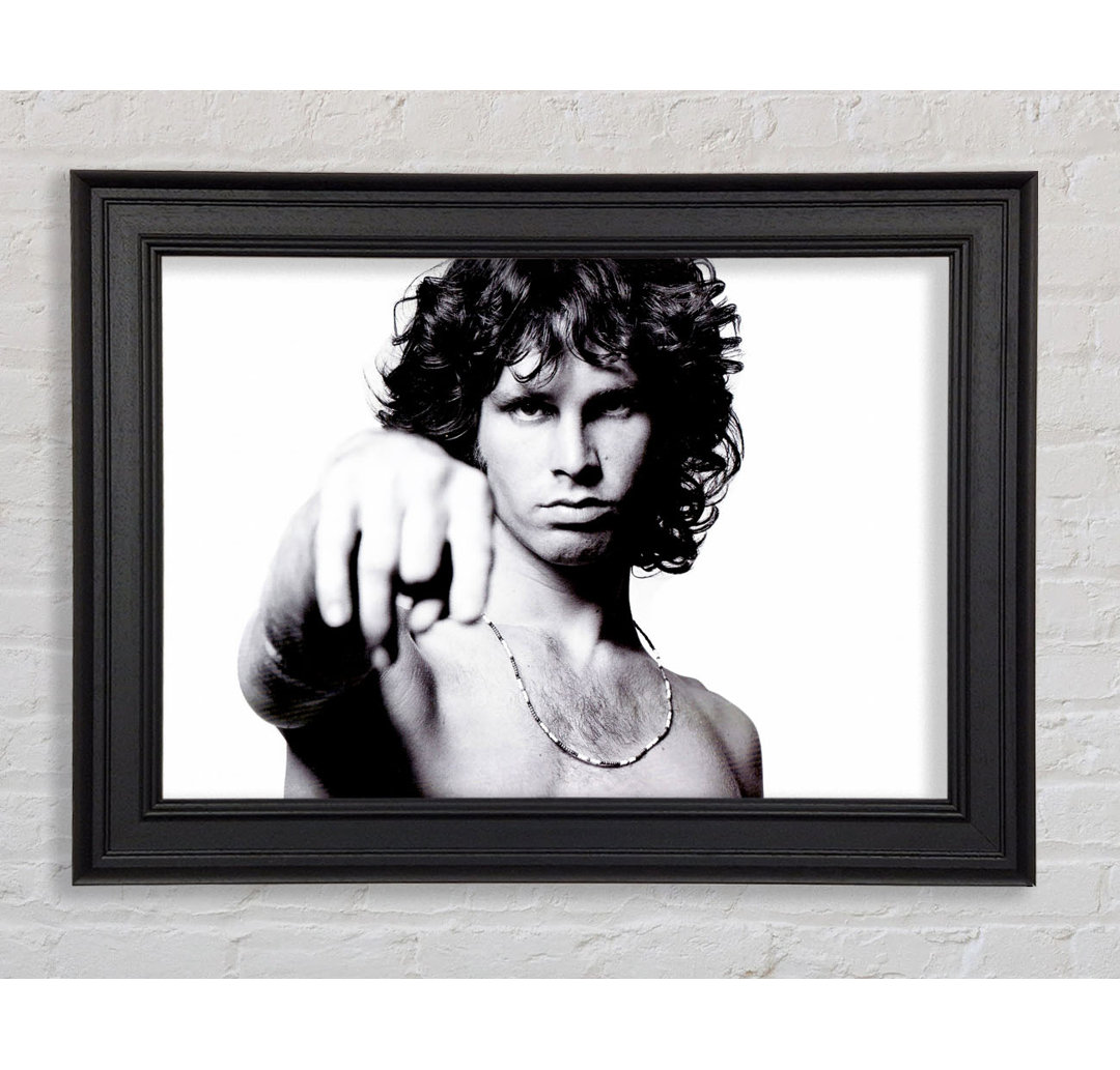 Jim Morrison Light My Fire Gerahmter Druck