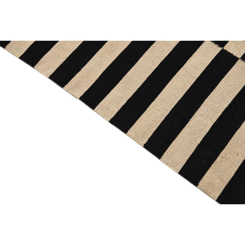 Tapis noir et blanc Jessen