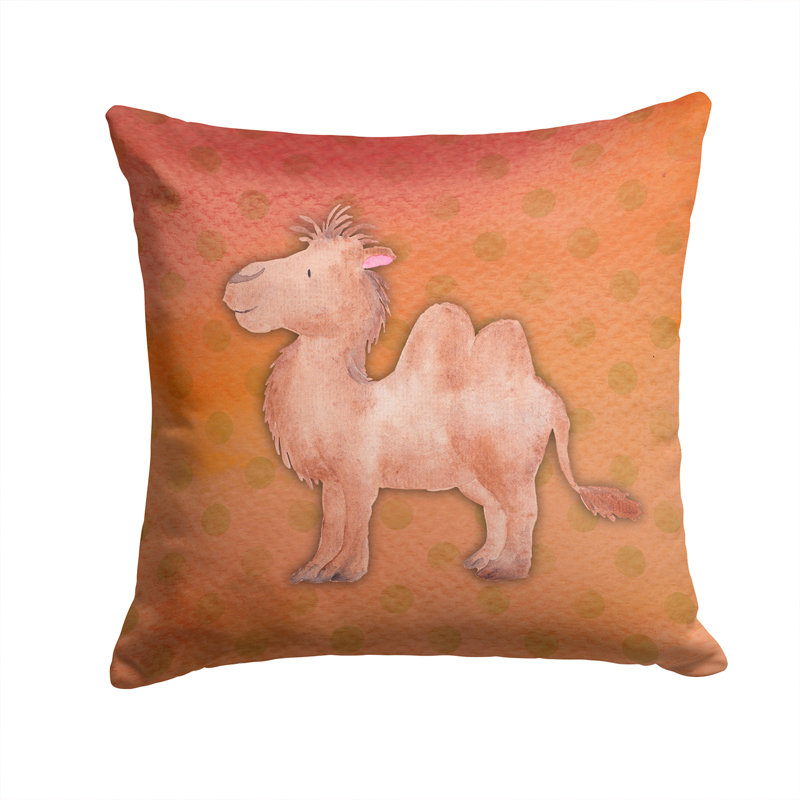 Coussin décoratif intérieur/extérieur en aquarelle polkadot, 14 po x 14 po