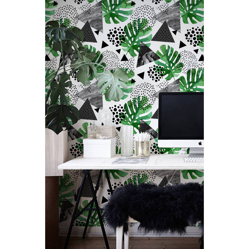 Hilaire 2.5m x 2.5m Matte Peel and Stick Mural, 250 x 250cm