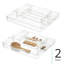 Expandable Makeup Drawer Organizer - Bathroom Drawer Organizer - Storage Tray for Cosmetics or Jewellery