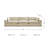 Elyza Upholstered 144'' Sofa-87463304