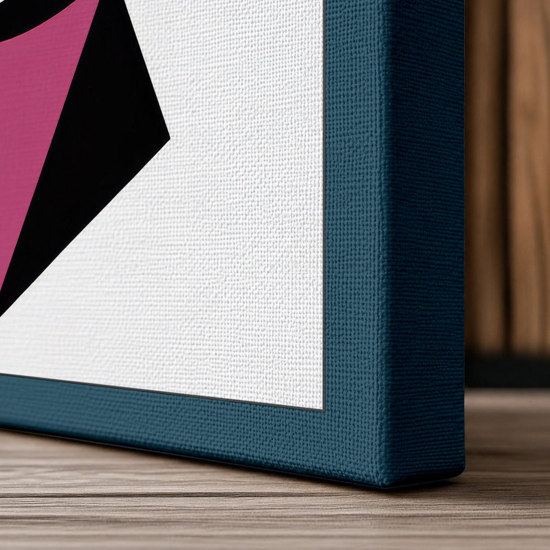 Print, 24x16 - 61.0 x 40.6 cm, Teal Border