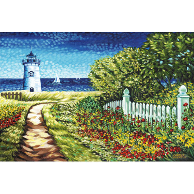 Lighthouse Retreat II - Wrapped Canvas Print