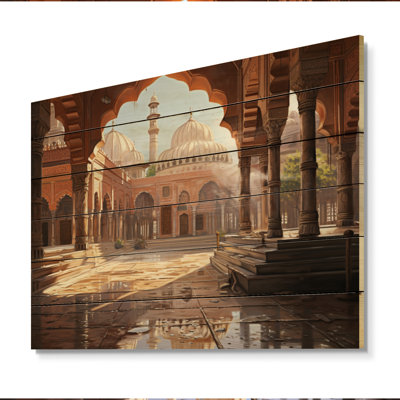 Art de l'Islam «The Path I» sur bois