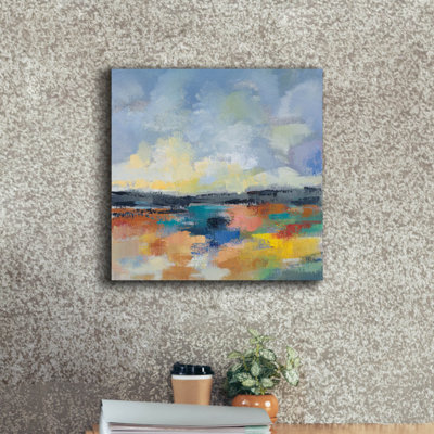  'Del Mar Lagoon 1' by Silvia Vassileva Canvas Wall Art, 18" x 18"